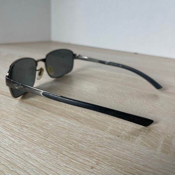 Ray-Ban RB3413 004 Sunglasses Silver Black FRAMES ONLY 59-18 3N Made in Italy - Picture 7 of 8